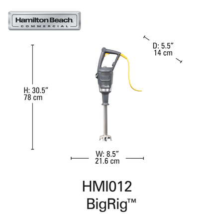 BigRig Immersion Blender, 1000x216mm - hospitality