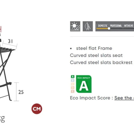 Bistro High Stool - hospitality
