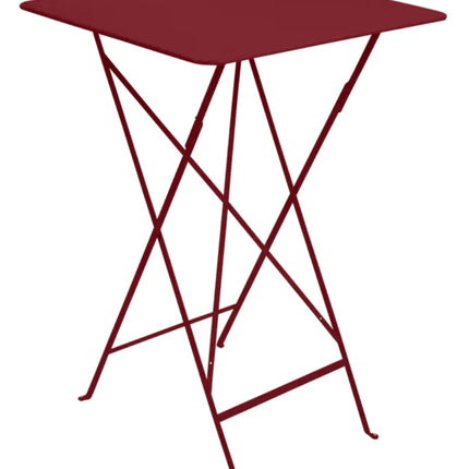 Bistro High Table 71 x 71 cm – Contract Folding Bar Table - Custom Wood DesignsCactus green Fermob Bistro high folding bar table on rooftop patio
