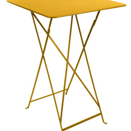 Bistro High Table 71 x 71 cm – Contract Folding Bar Table - Custom Wood DesignsHoney orange Fermob Bistro high folding table