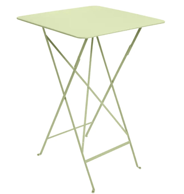  foldable steel outdoor bar table with vibrant color and powder-coated finish.Foldable High Table Ferob Outdoor7920.0Maya Blue