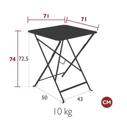 Bistro Table 71x71cm - hospitality