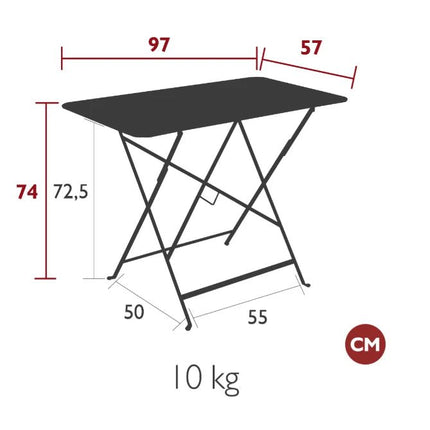 Bistro Table 97 x 57 cm - hospitality