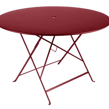 Bistro Table Ø117cm six seater - Custom Wood DesignsCactus green Fermob round bistro table with a Parisian style