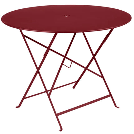 Bistro Table Ø117cm six seater - Custom Wood DesignsCactus green Fermob round bistro table with a Parisian style