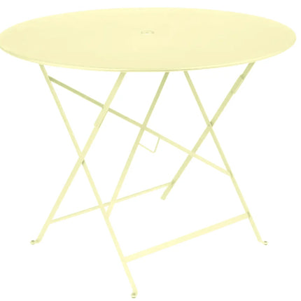 Bistro Table Ø117cm six seater - Custom Wood DesignsRound Fermob Bistro Table Ø 96 with a Rozemary muted green powder-coated finish