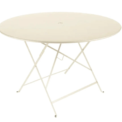 Bistro Table Ø117cm six seater - Custom Wood DesignsFermob Bistro Table Ø 96 round outdoor metal table in latte beige with parasol hole for restaurant or patio useRound Table Fermob7913.0Willow Green