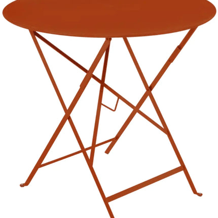 Bistro Table Ø77cm Round Folding Table - Custom Wood DesignsClay grey Fermob round outdoor bistro table