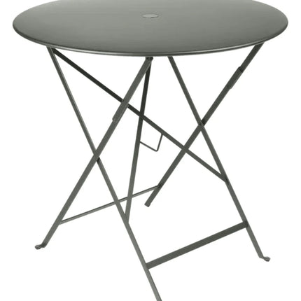Bistro Table Ø77cm Round Folding Table - Custom Wood DesignsFermob Bistro round folding table in black cherry red