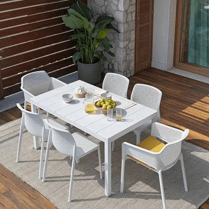 Nardi Bit stackable outdoor chair UV-stabilised polypropylene stackable modern outdoor seating Ireland