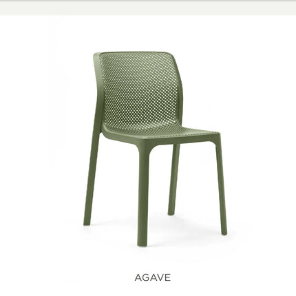 Nardi Bit stackable outdoor chair agave polypropylene UV-stabilised modern design outdoor garden Ireland