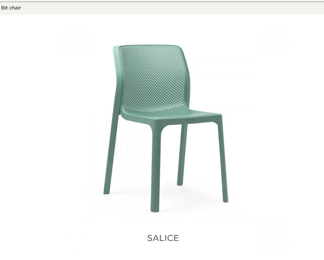 Nardi Bit stackable outdoor chair salice polypropylene UV-stabilised outdoor garden Ireland