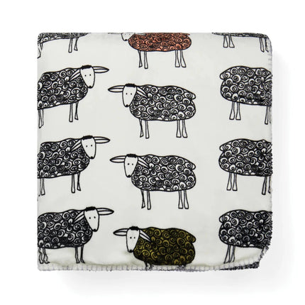 Björkforth Rotor Sheep GRS Recycled PET Sherpa Pile Blanket - hospitality