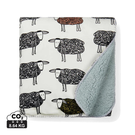 Björkforth Rotor Sheep GRS Recycled PET Sherpa Pile Blanket - hospitality