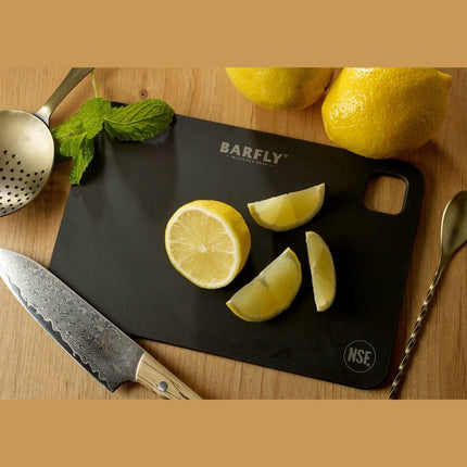 Black bar cutting board, 150x230mm - hospitality