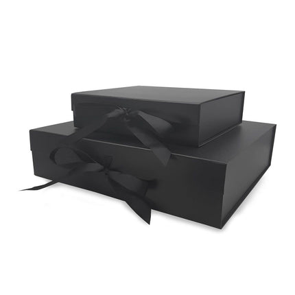 Black gift box with ribbon pack of 20 - hospitality
