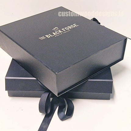 Black gift box with ribbon pack of 20 - hospitality