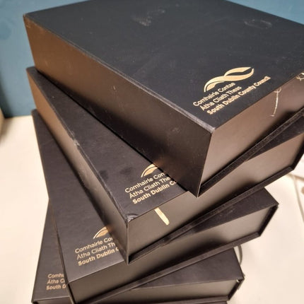 Black gift box with ribbon pack of 20 - hospitality