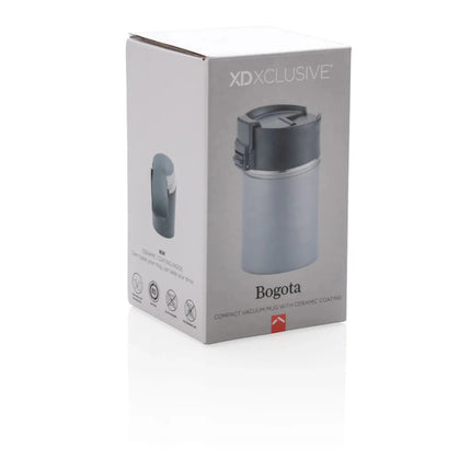 Bogota compact vacuum mug with ceramic coating - hospitality