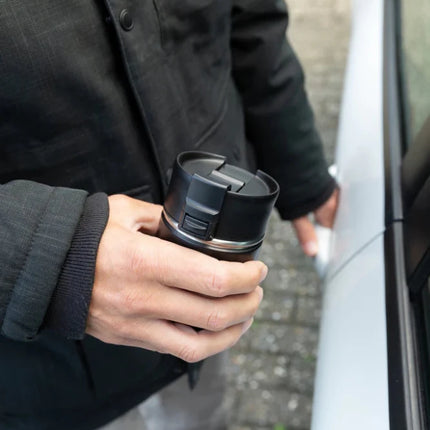 Bogota compact vacuum mug with ceramic coating - hospitality