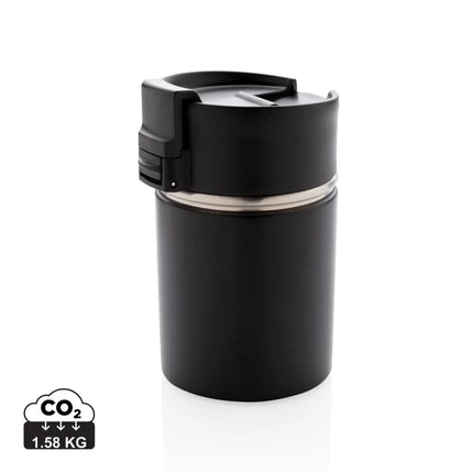 Bogota compact vacuum mug with ceramic coating - hospitality