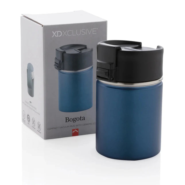 Bogota compact vacuum mug with ceramic coating - hospitality