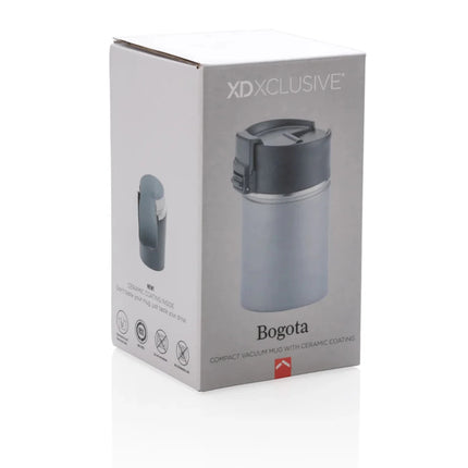 Bogota compact vacuum mug with ceramic coating - hospitality