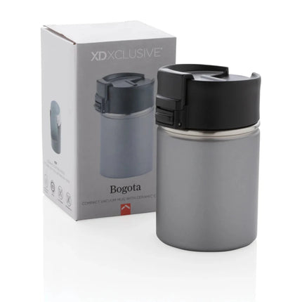 Bogota compact vacuum mug with ceramic coating - hospitality