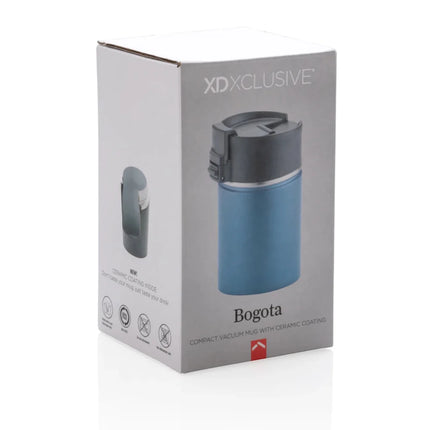 Bogota compact vacuum mug with ceramic coating - hospitality