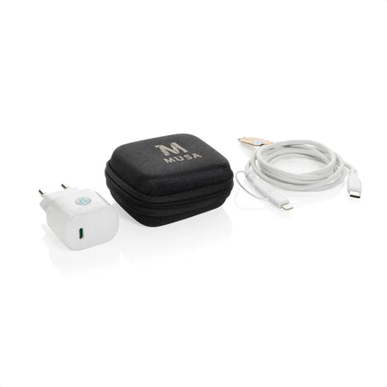 Boost RCS reycled PET 20W type C 2 pcs charging set - hospitality