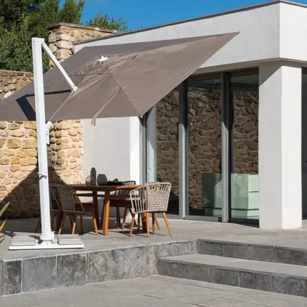 Borée 3x3m Commercial Parasol with Base and Sealing Plate SET - hospitality