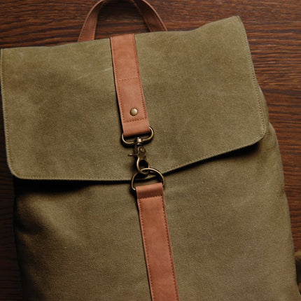 Bosle Atelier GRS Recycled Canvas Backpack - hospitality