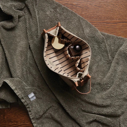 Bosle GRS Recycled Canvas Toiletry Bag Atelier - hospitality