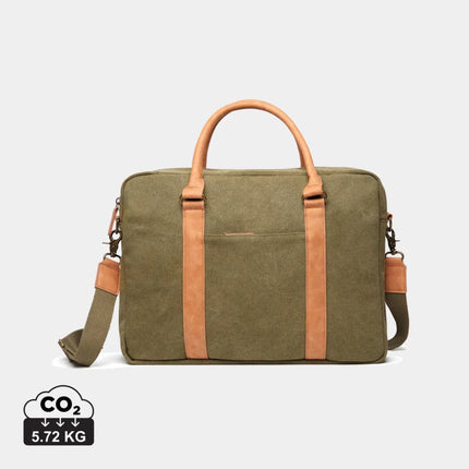 Bosle RCS Collection Recycled Canvas Laptop Bag With Padded Sleeve And Premium Hardware Fits 17 Inch Laptops – part of the New Starter kit