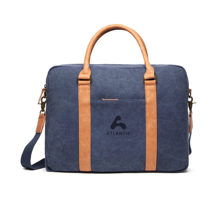 Bosle RCS Collection Recycled Canvas Laptop Bag With Padded Sleeve And Premium Hardware Fits 17 Inch Laptops - hospitality