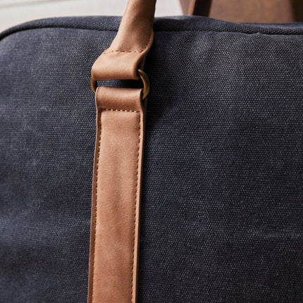 Bosle RCS Collection Recycled Canvas Laptop Bag With Padded Sleeve And Premium Hardware Fits 17 Inch Laptops - hospitality