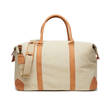 Bosle RCS Recycled Canvas Duffel From Atelier Collection With Subtle Leather Trim - hospitality