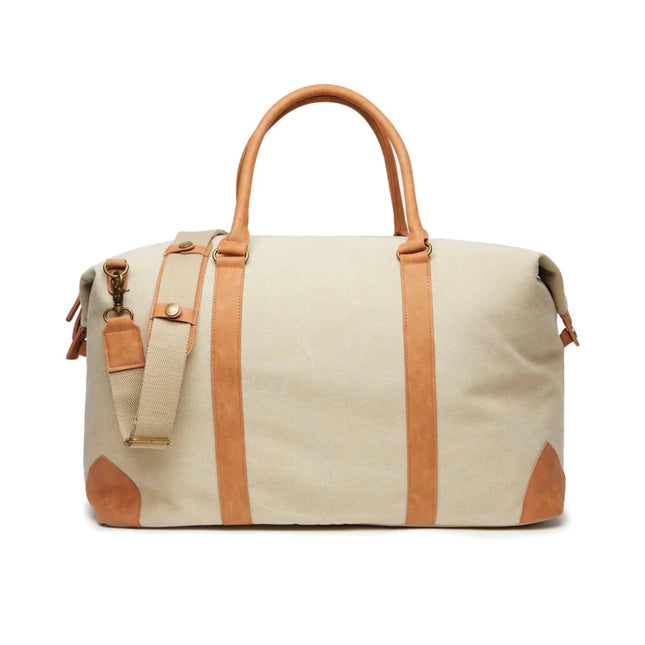 Bosle RCS Recycled Canvas Duffel From Atelier Collection With Subtle Leather Trim - hospitality