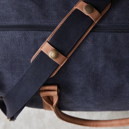 Bosle RCS Recycled Canvas Duffel From Atelier Collection With Subtle Leather Trim - hospitality