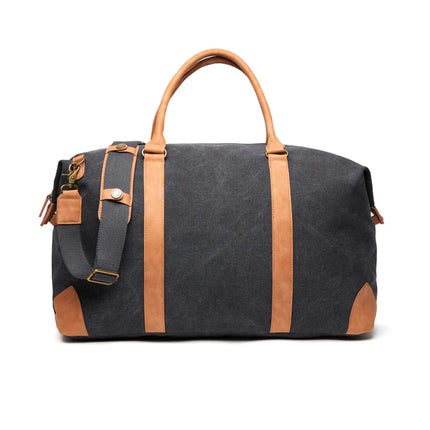Bosle RCS Recycled Canvas Duffel From Atelier Collection With Subtle Leather Trim - hospitality
