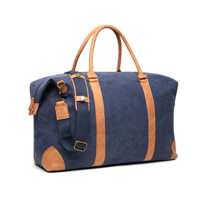 Bosle RCS Recycled Canvas Duffel From Atelier Collection With Subtle Leather Trim - hospitality