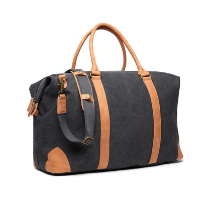 Bosle RCS Recycled Canvas Duffel From Atelier Collection With Subtle Leather Trim - hospitality
