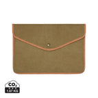 Recycled Canvas,Polyester / green / 38 x 27 x 1.8 cm