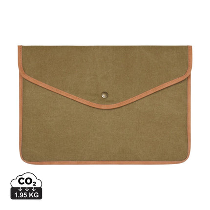 Bosler GRS Recycled Canvas 16 Inch Laptop Sleeve - hospitality