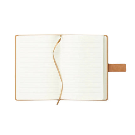 Bosler RCS Collection A5 Canvas Notebook With PU Band And Magnet Closure Premium 80 GSM Recycled Paper - hospitality