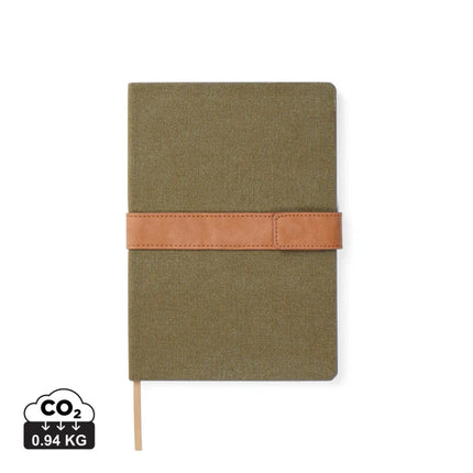 Bosler RCS Collection A5 Canvas Notebook With PU Band And Magnet Closure Premium 80 GSM Recycled Paper – part of the New Starter kit