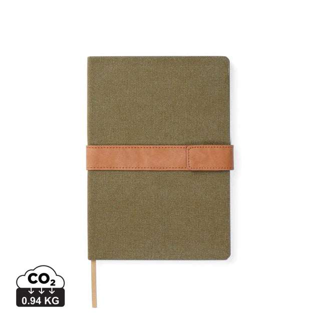 Bosler RCS Collection A5 Canvas Notebook With PU Band And Magnet Closure Premium 80 GSM Recycled Paper – part of the New Starter kit