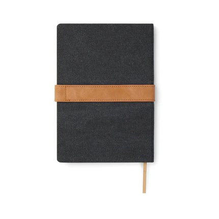 Bosler RCS Collection A5 Canvas Notebook With PU Band And Magnet Closure Premium 80 GSM Recycled Paper - hospitality