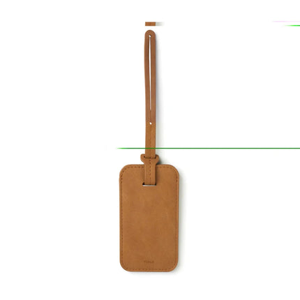 Bosler RCS Luggage Tag In Premium Leather With Discreet Address Label From Signature Collection - hospitality