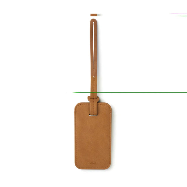 Bosler RCS Luggage Tag In Premium Leather With Discreet Address Label From Signature Collection - hospitality